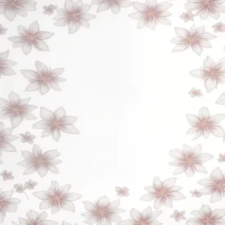 floral white background