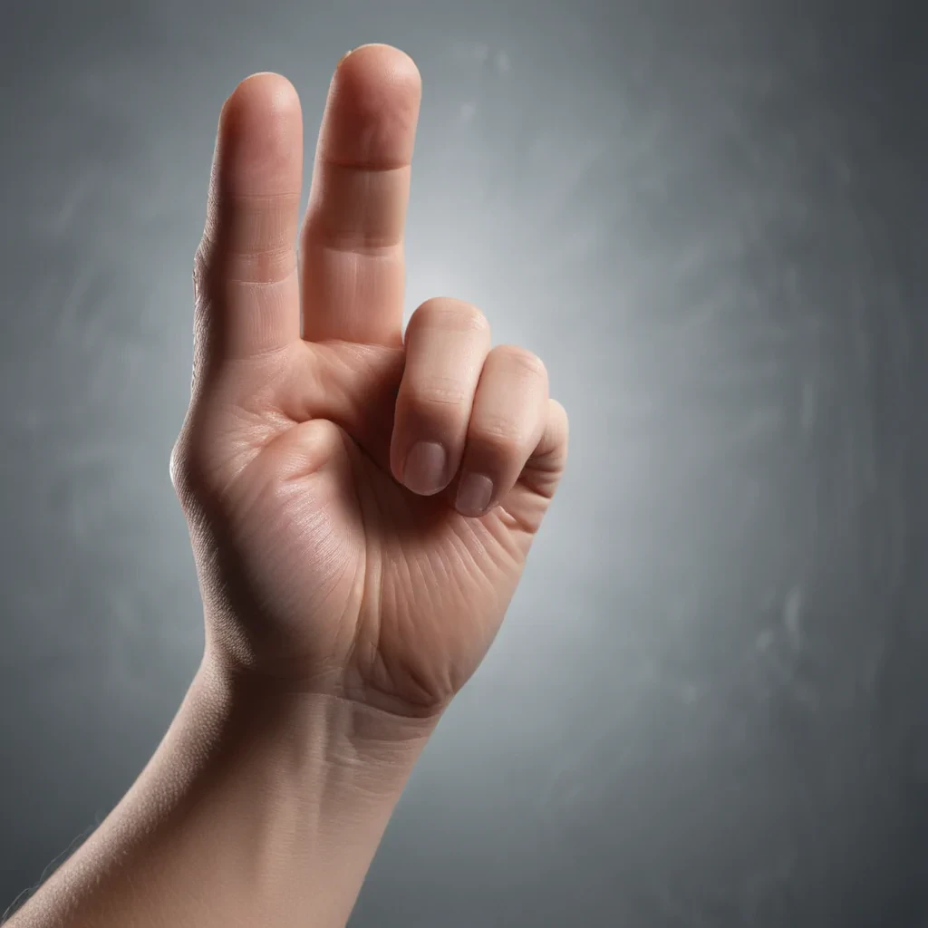 middle finger background