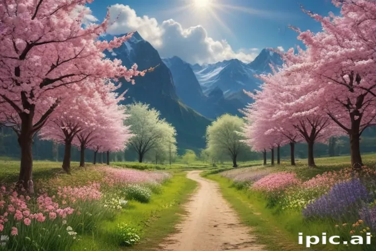 spring aesthetic desktop wallpaper