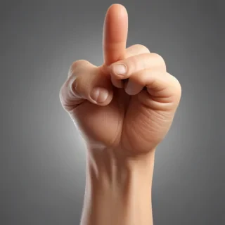 pointing finger png