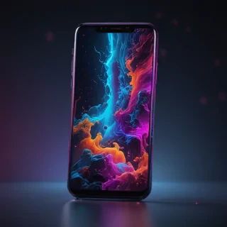 4k neon phone wallpaper