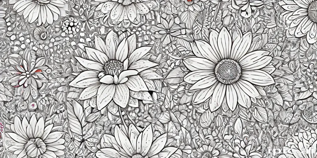 flower doodle art