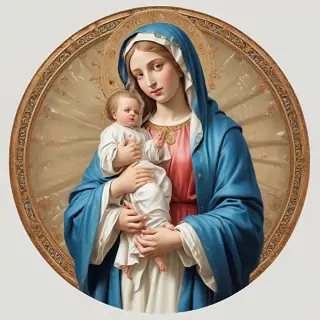 virgin mary clipart