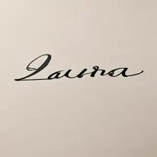 laura in cursive