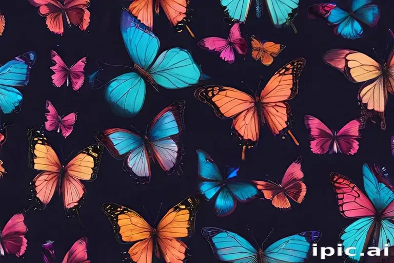 aesthetic butterfly background