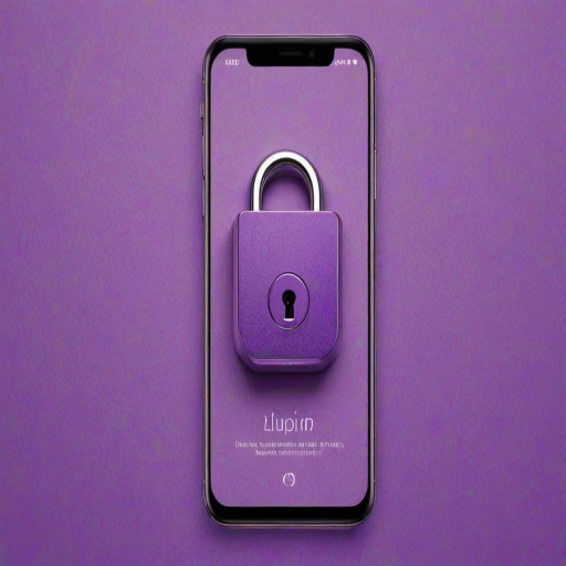 purple lock screen