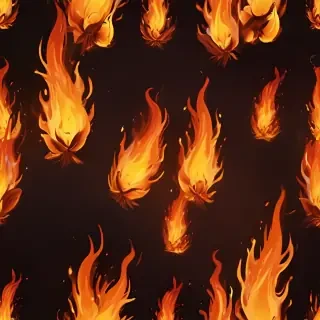 background with fire
