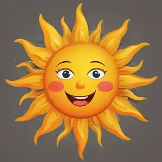 cartoon sun png
