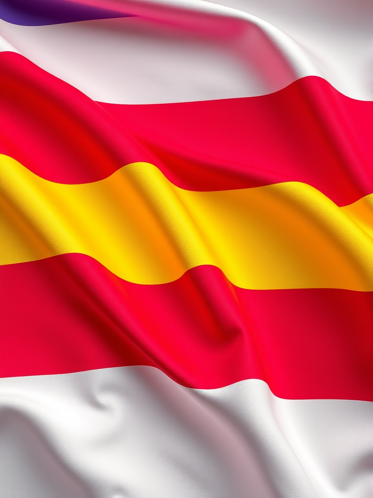 Create a high-resolution image of the flag of Thailand with vibrant colors, using a DSLR camera, aperture f/8, ISO 100, and a frontal view for clarity and detail.