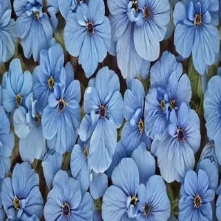 blue flowers background