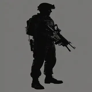 soldier silhouette png