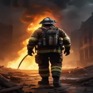 wallpaper fireman