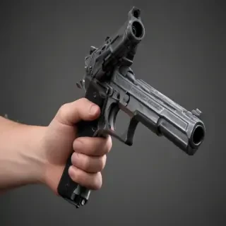 holding gun png