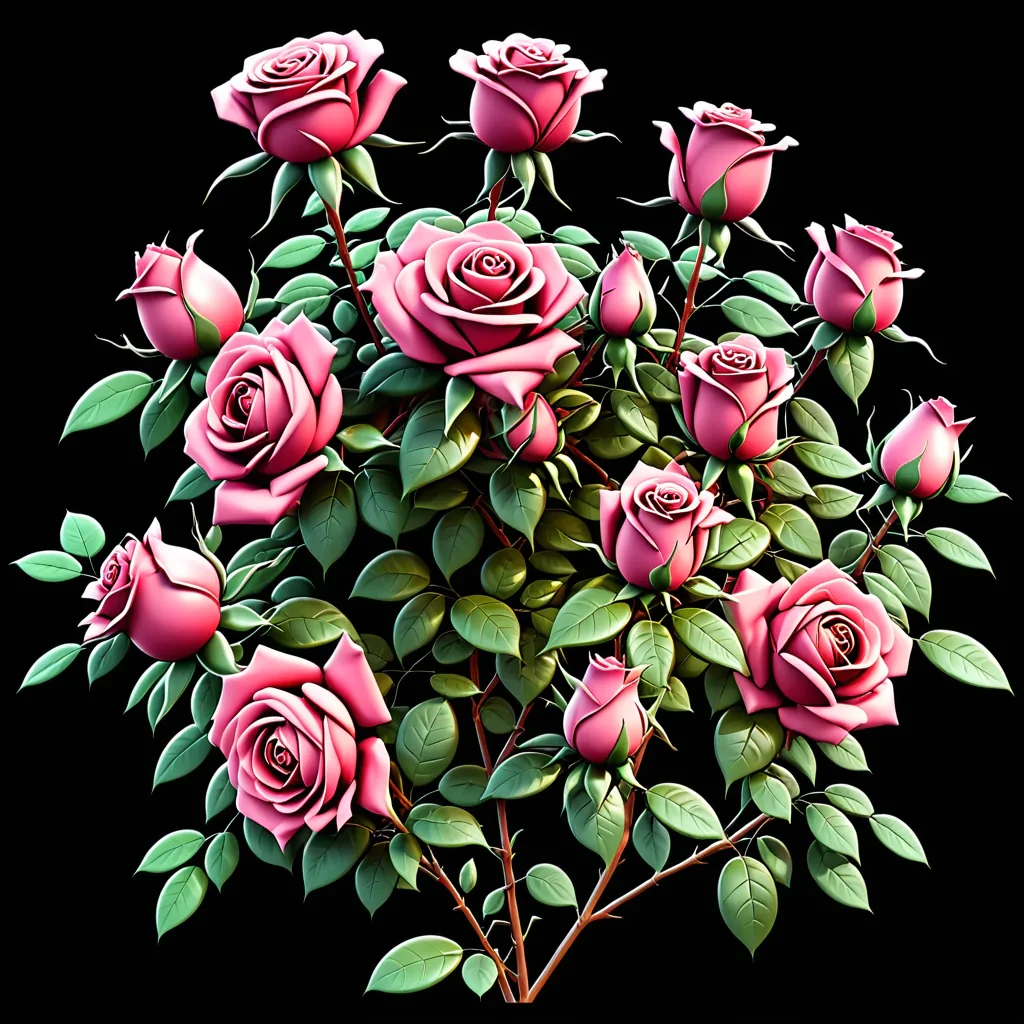 rose bush png