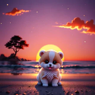cute sunset wallpaper