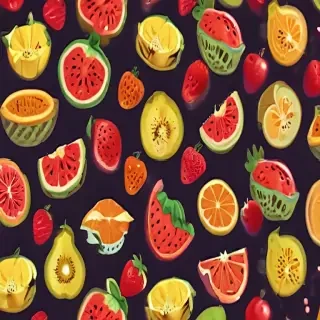 aesthetic fruit background