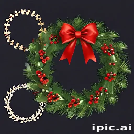christmas wreath clip art
