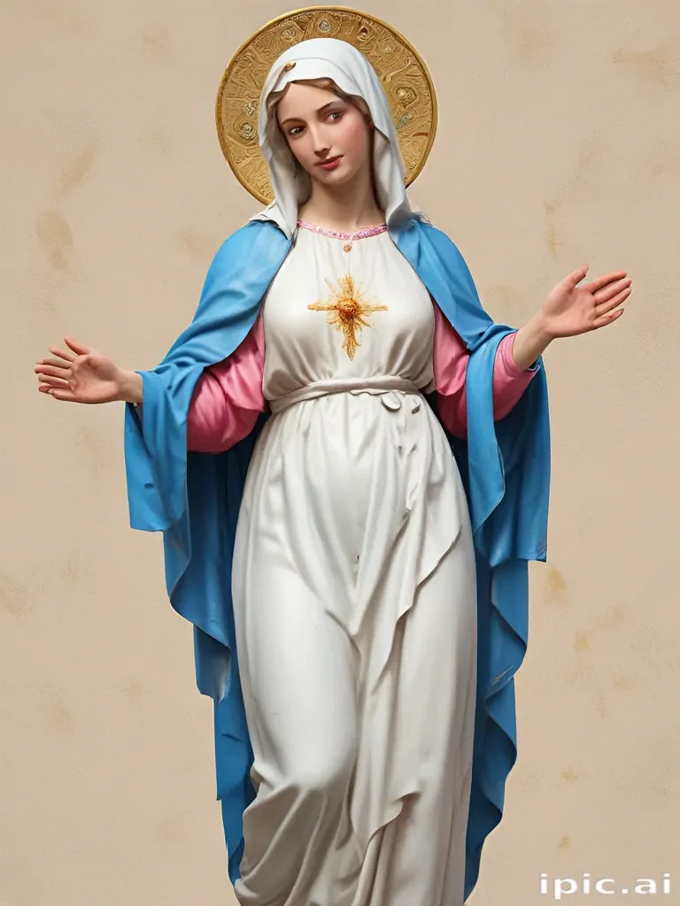 virgin mary clipart