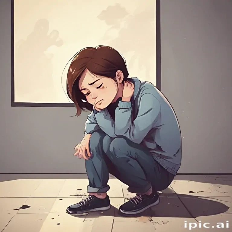 cartoon images of depression