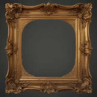 gold frame png transparent