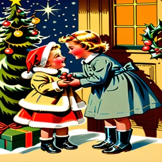 vintage christmas images