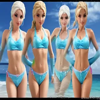 frozen elsa bikini