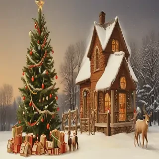 xmas vintage images