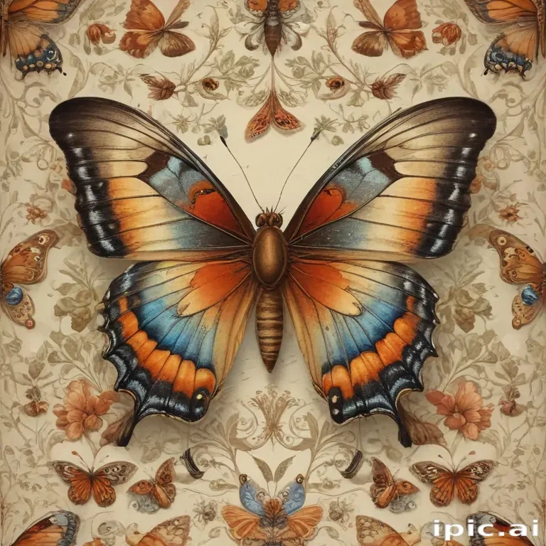 vintage butterfly illustration
