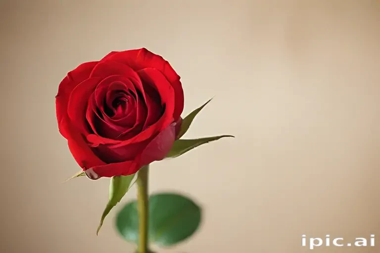 image of a red rose