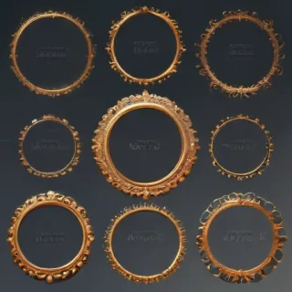 circle frame clipart
