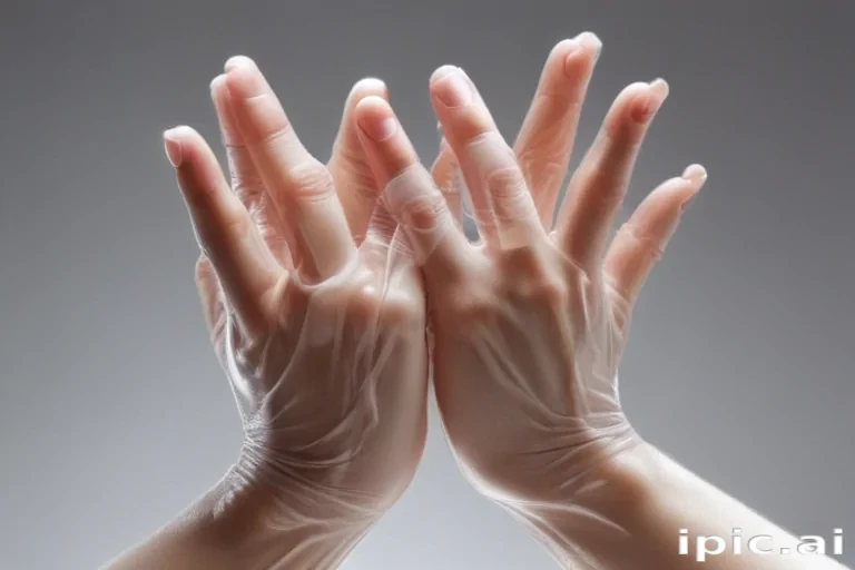 transparent praying hands