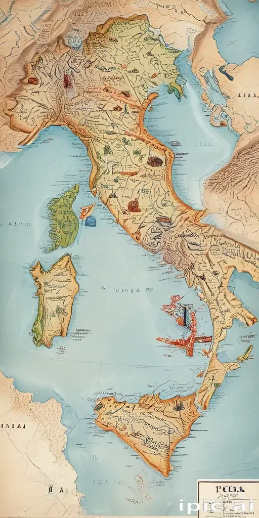 map of italy