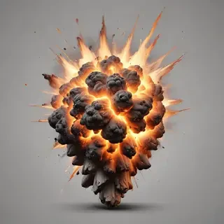 explosion transparent png