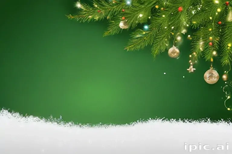 green christmas background