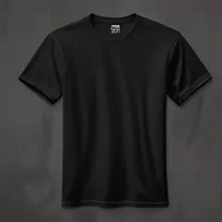 mockup tshirt black