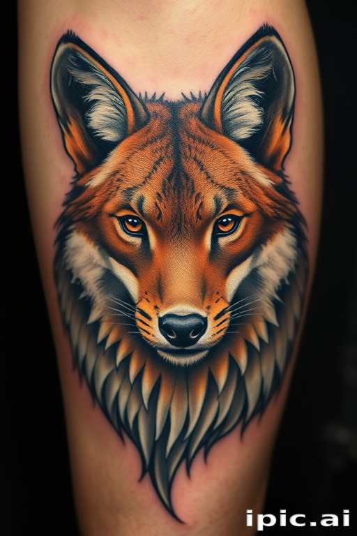 Hyperrealistic "Wildlife Portrait" tattoo showc