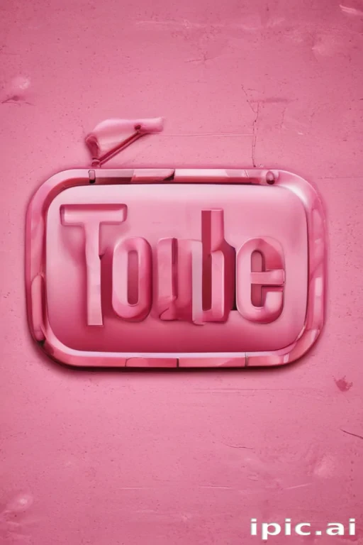 pink youtube logo