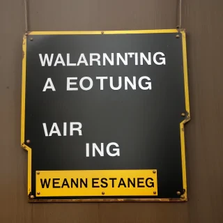 warning sign