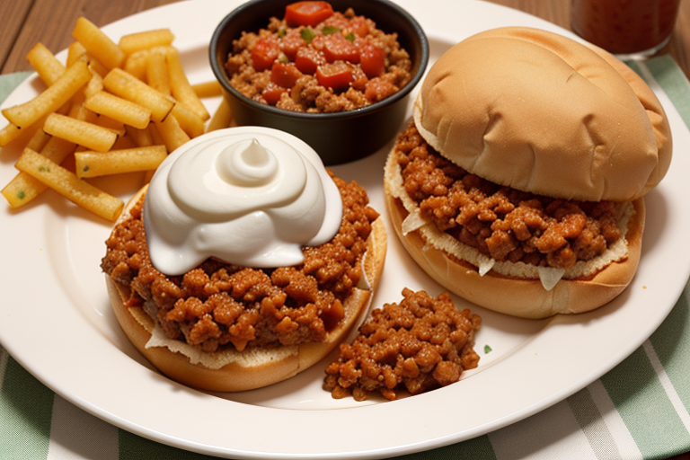 sloppy joes and side dishes
