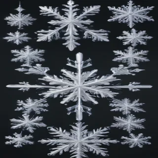 snowflake clipart with transparent background