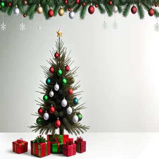 transparent background christmas tree