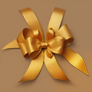 golden ribbon png