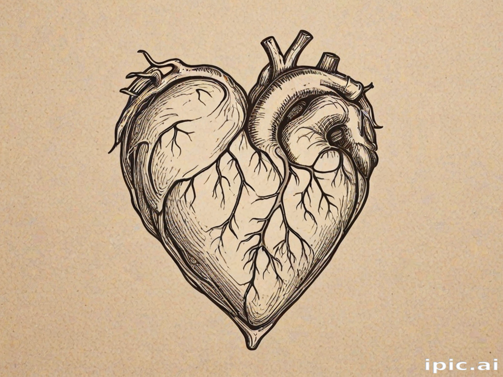 hand drawn heart