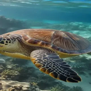 sea turtle desktop background