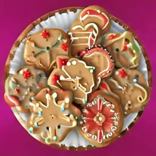 clip art christmas cookies