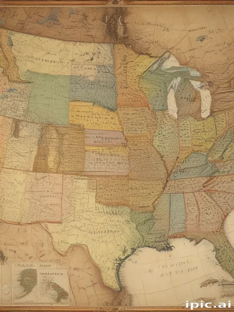 united states map with state names