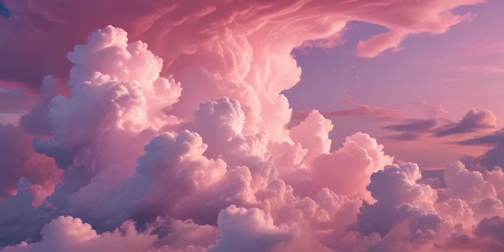 pink clouds wallpaper