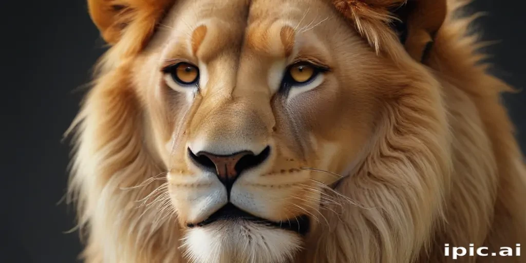 transparent lion