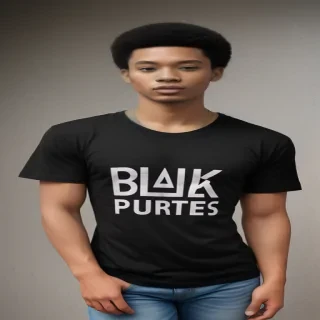 black tee png