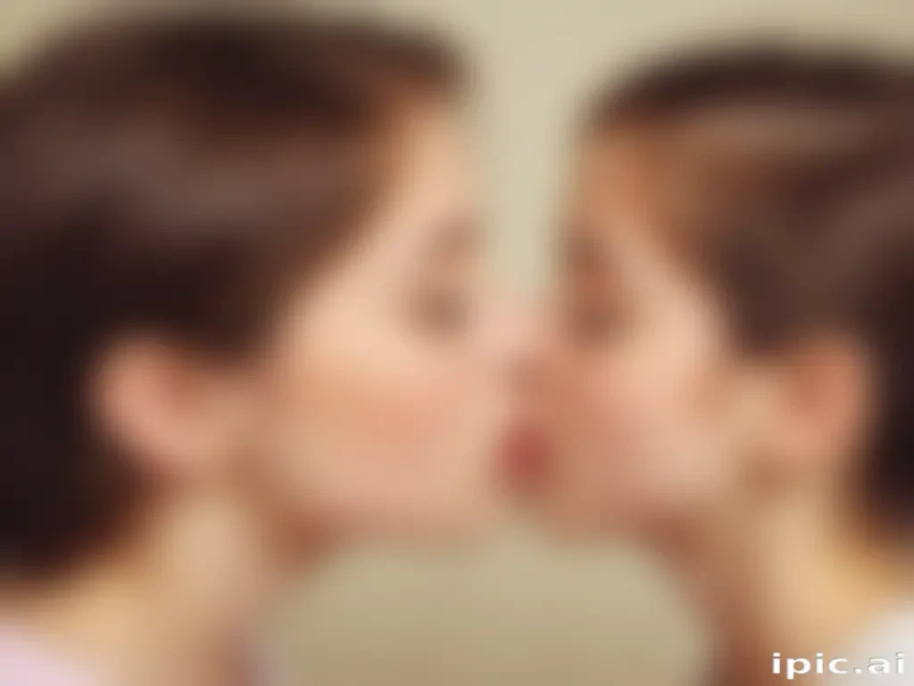 2 girls kissing